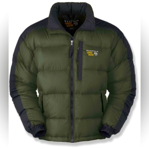 Mountain Hardwear Other - Men’s LG Mountain HardWear Olive & Black  goose down  puffer sub zero jacket